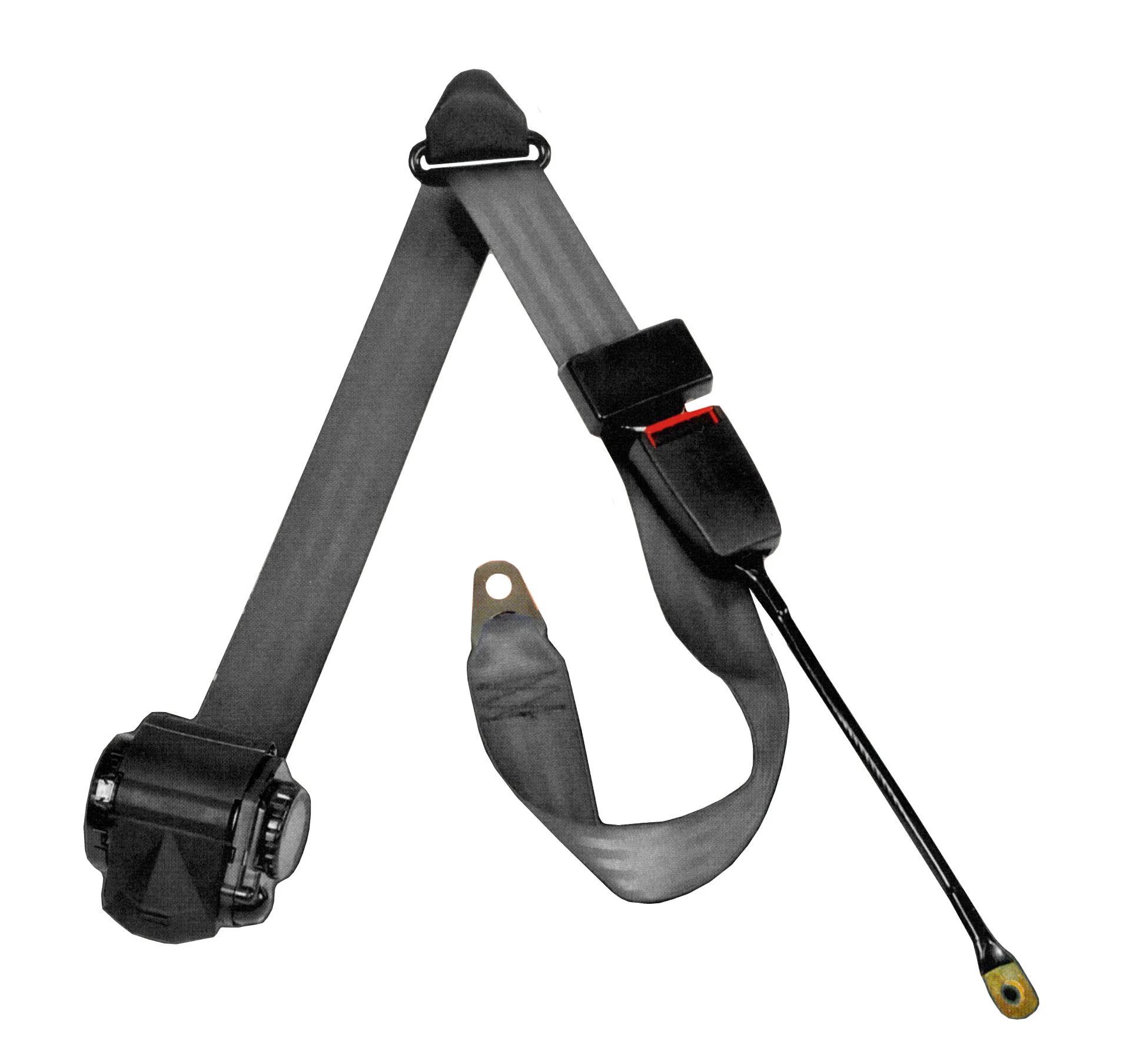 OMIX 13202.10 Tri Lock Off Road Front Seat Belt for 87-91 Jeep Wrangler YJ