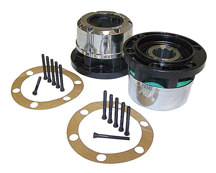 Crown Automotive 400502 Manual Locking Hub Set for 72-80 Jeep CJ Series