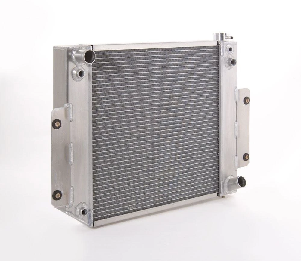 Be Cool 61005 Polished Aluminum Radiator for 72-86 Jeep CJ-5, CJ-6, CJ-7 & CJ-8 with Manual Transmission & LT1 Engine
