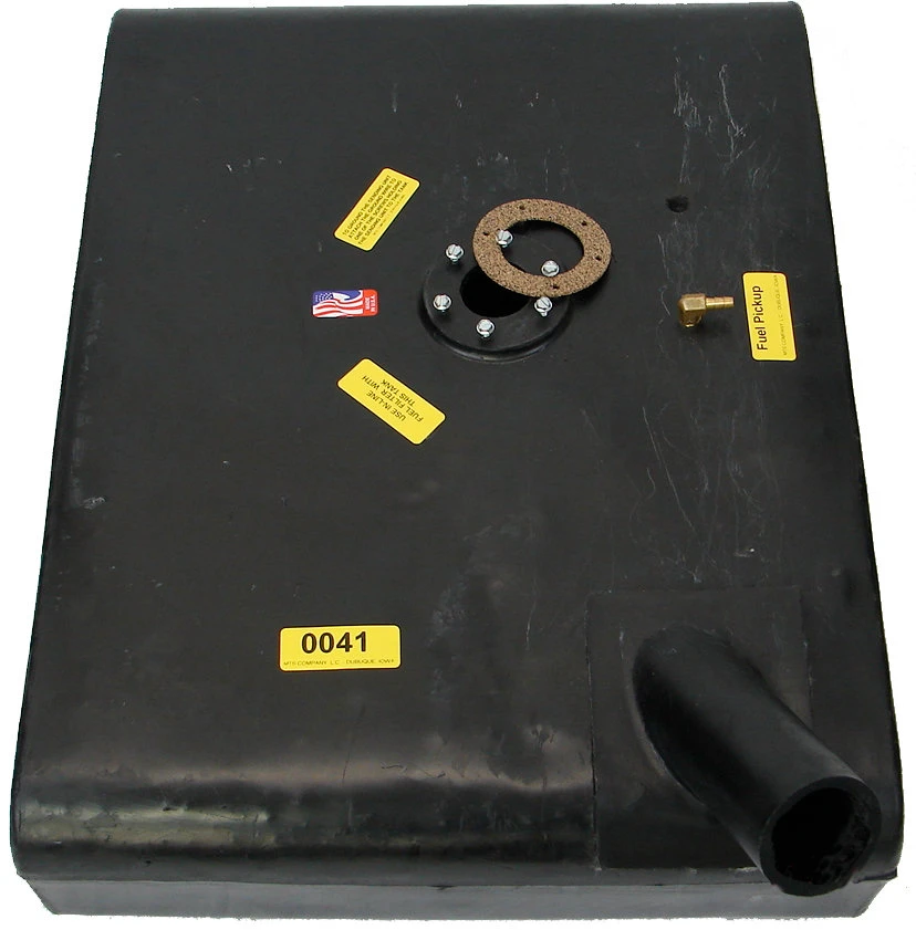 MTS 0041 Polyethylene 11 Gallon Underseat Fuel Tank for 55-72 Jeep CJ-5 & CJ-6