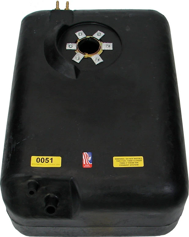 MTS 0051 Replacement 15 gallon Polyethylene Fuel Tank for 78-86 Jeep CJ-5, CJ-7 & CJ-8