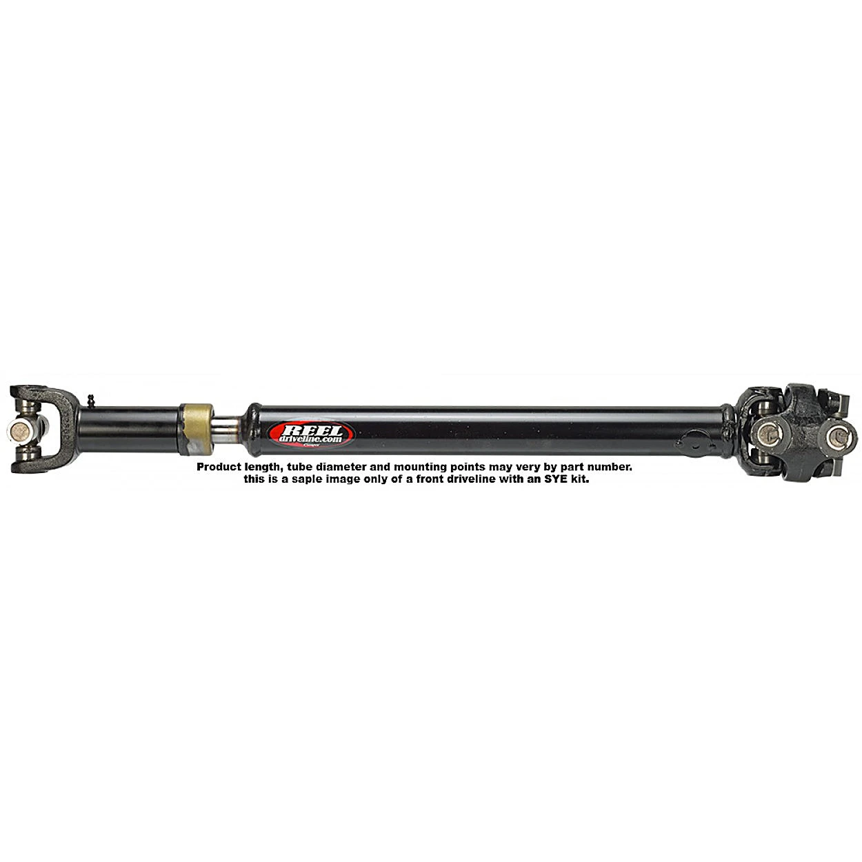 J.E. Reel 31CJ57-3262-1BFGD Heavy Duty 1310 Front Driveshaft for 1980 Jeep CJ-5 and CJ-7 with 4 Cylinder Engine and Automatic Transmission