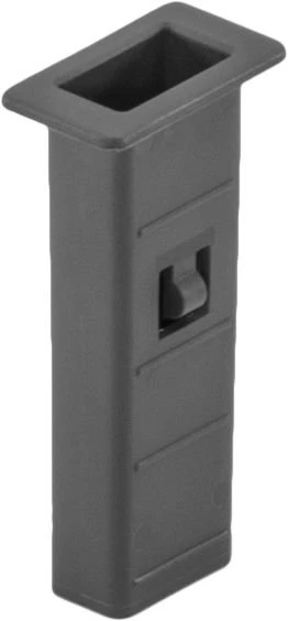 Mopar 1CT06DX9AC Black Half Steel Door Grommet with Flat Top for 07-10 Jeep Wrangler JK