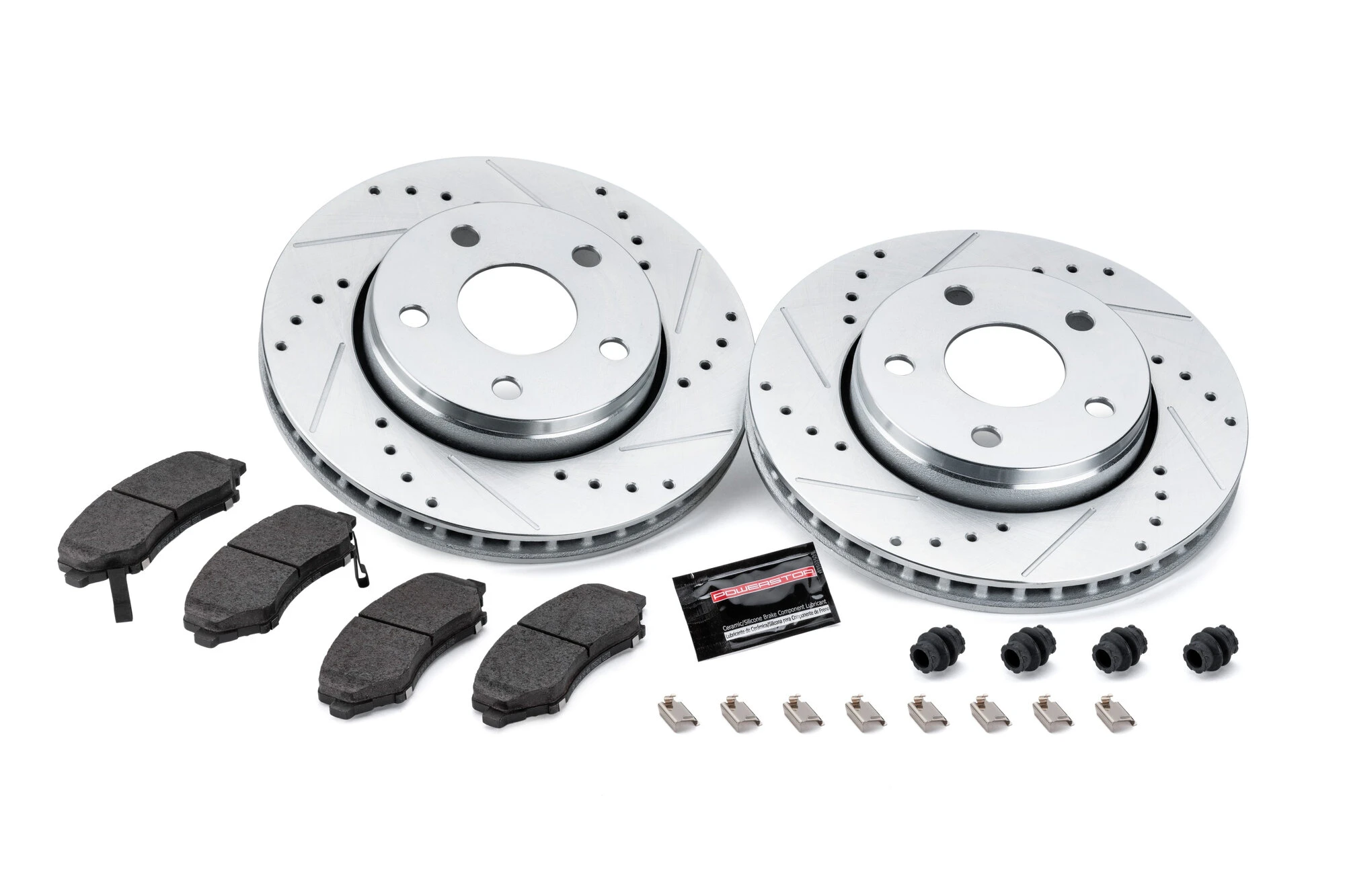 PowerStop K3090-36 Z36 Extreme Performance Truck & Tow Brake Kit Rear for 07-18 Jeep Wrangler JK