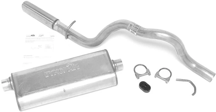 Tenneco Automotive 19374 Ultra Flo Cat-Back Exhaust with Single Exit in Aluminum for 02-04 Jeep Grand Cherokee WJ with 4.0L I-6 & 4.7L V8 Engines
