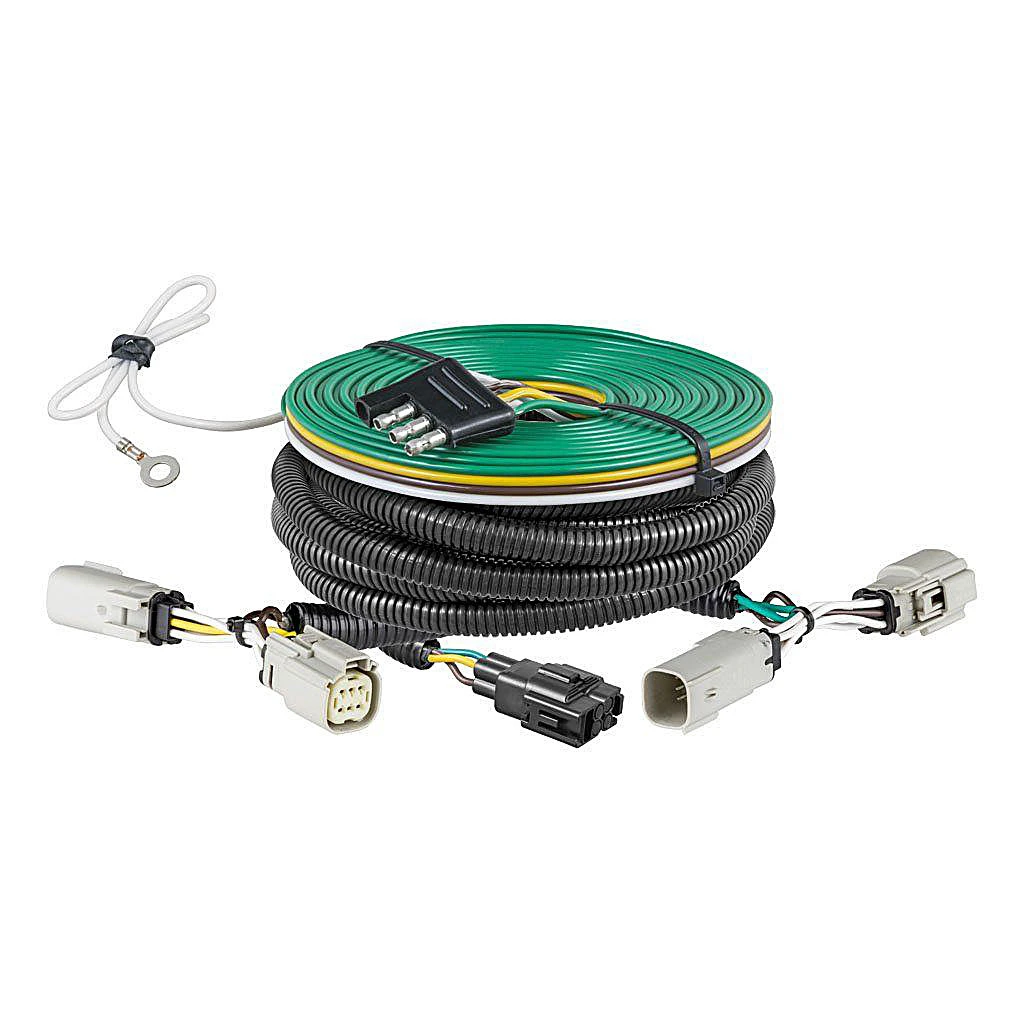 CURT 58996 Custom Towed-Vehicle RV Wiring Harness for 21-25 Ford Bronco without LED Tail Lights