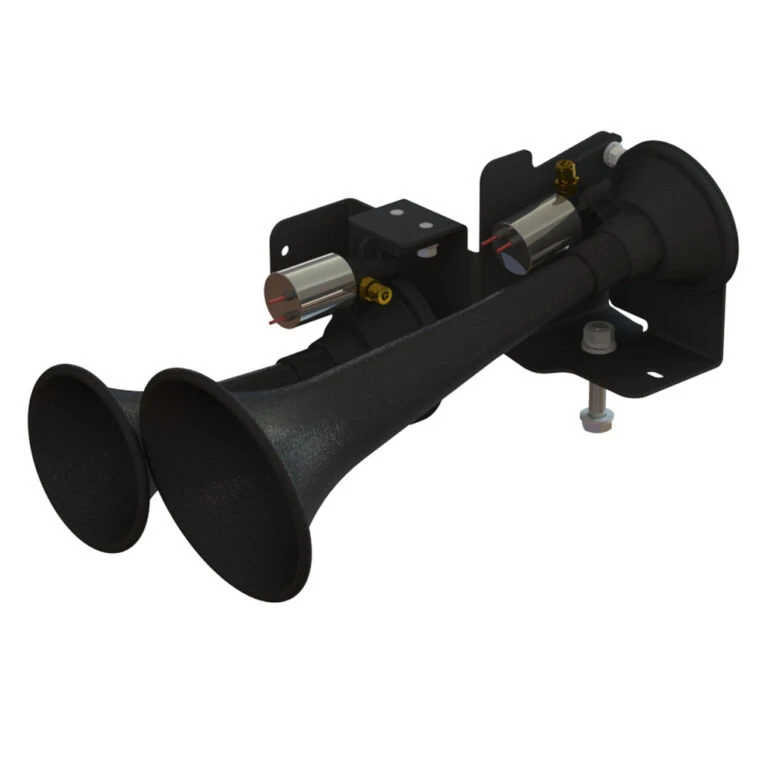 Kleinn Air Horns JT-220 Dual Train Horn Add-on Kit for 20-26 Jeep Gladiator JT with On-Board Air System