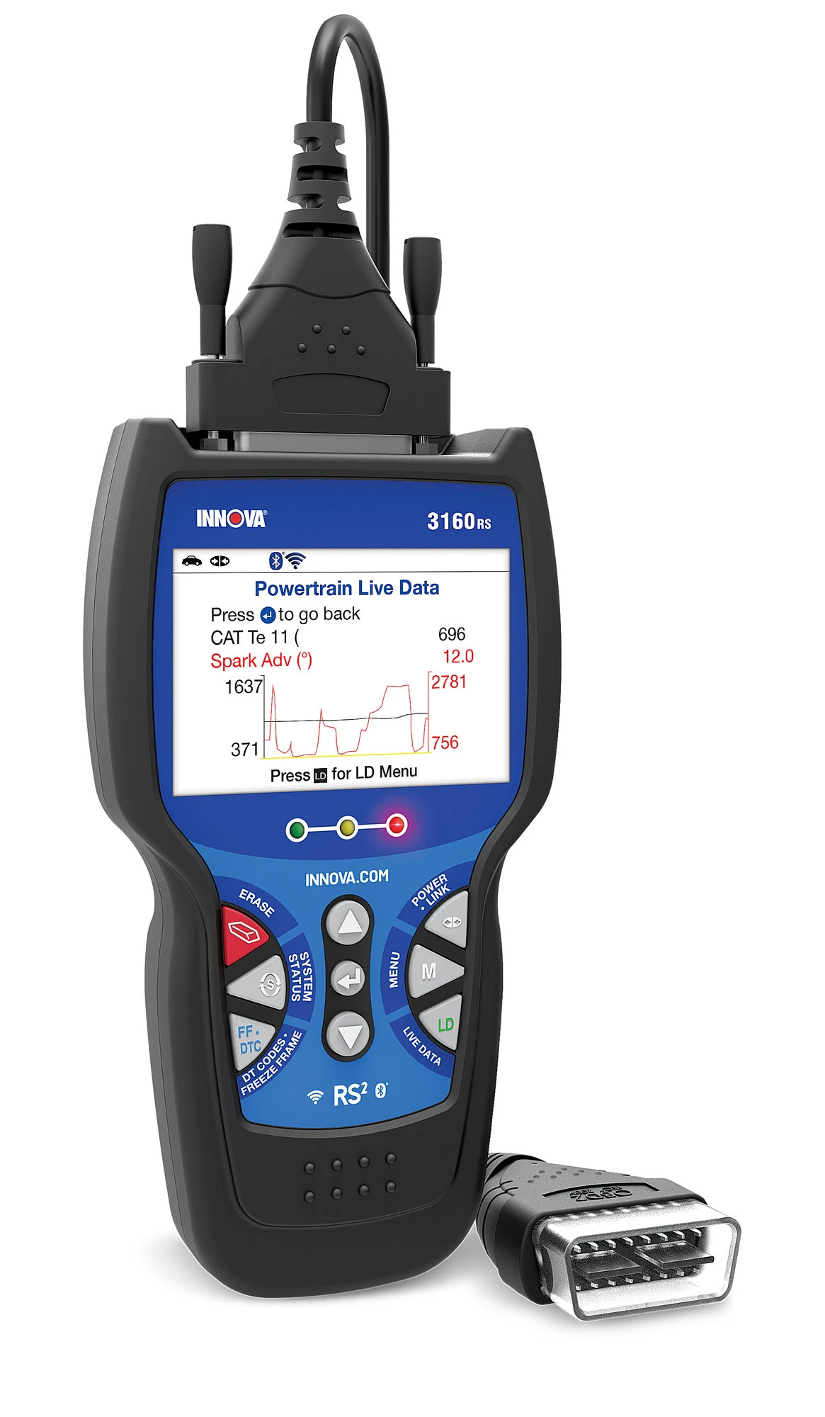 Innova FixAssist 3160RS WiFi, Bluetooth, Cable OBD2 Scanner