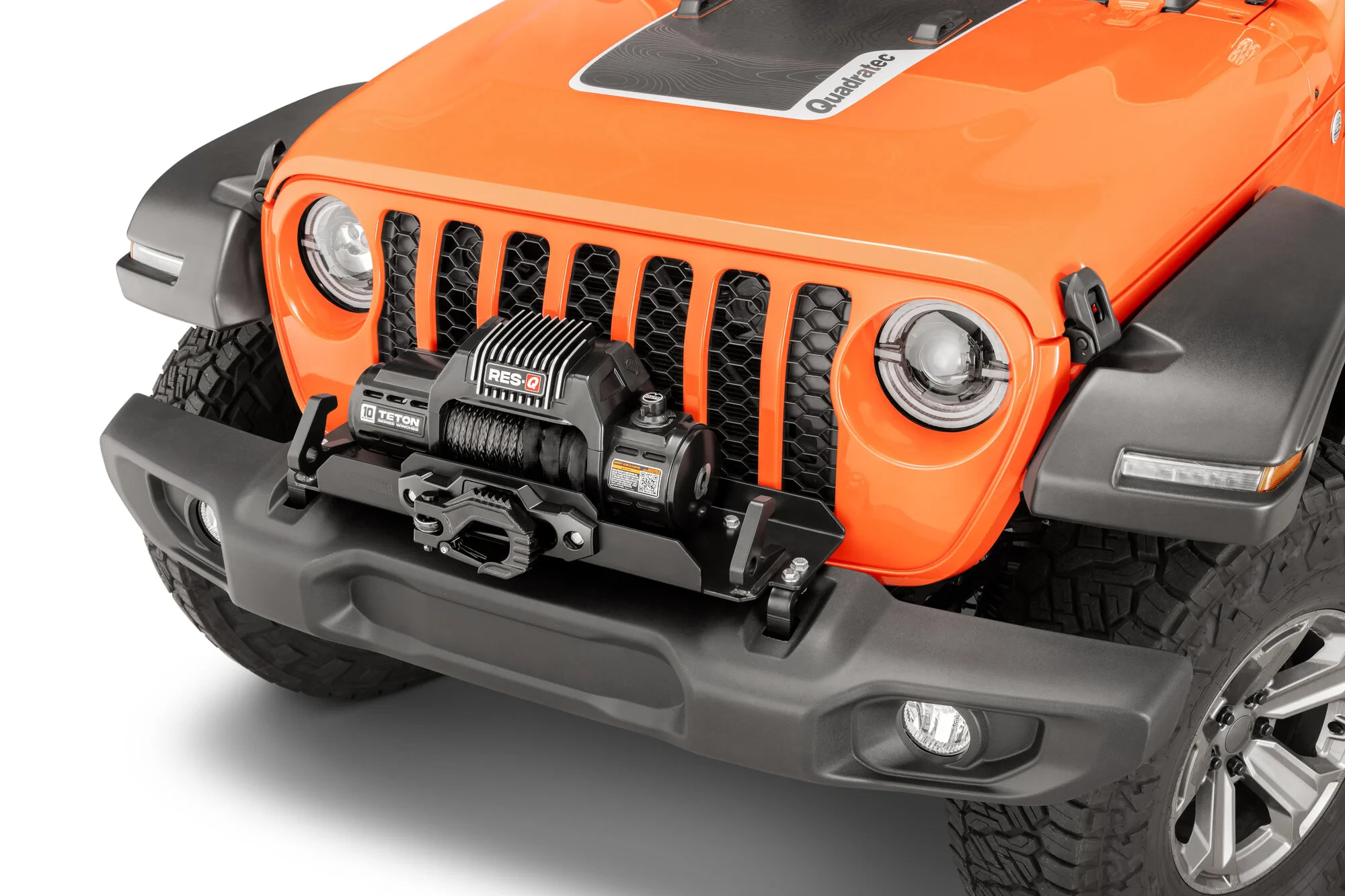 Carnivore Winch Mounting Plate for 18-26 Jeep Wrangler JL & Gladiator JT with Factory Steel Bumper