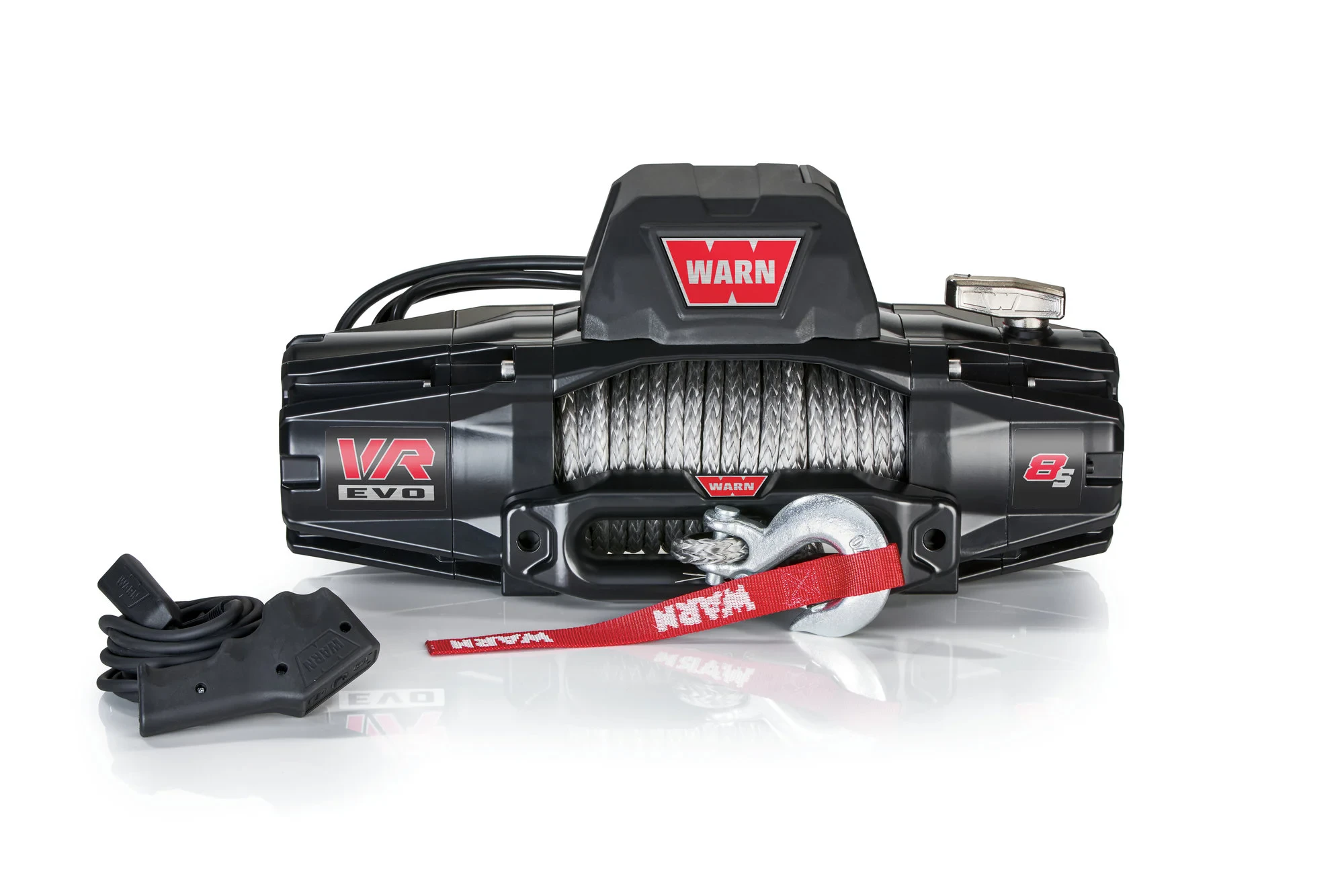 WARN 103255 VR EVO Series Winch 12s 12,000lb with Synthetic Rope