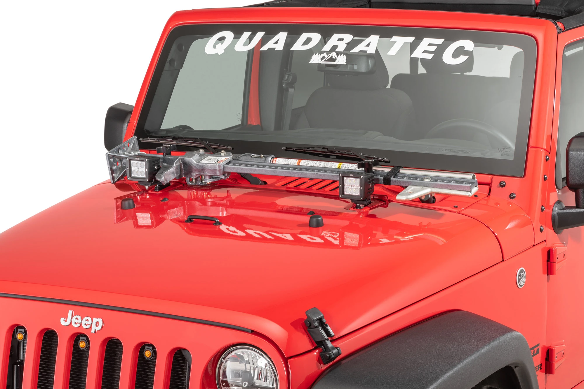 Hi-Lift HM-LBRK Hood Mount Light Brackets for 07-26 Jeep Wrangler JL, JK & Gladiator JT