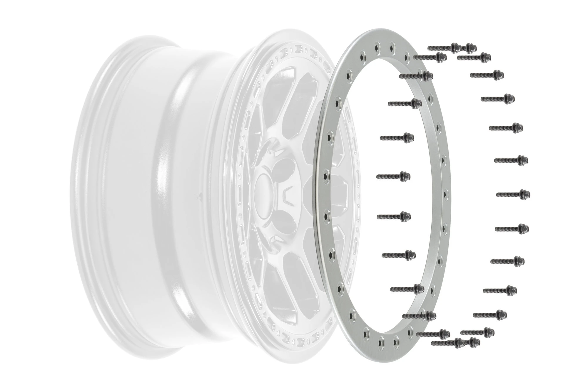 Mopar P5160154AA Bead Lock Ring Replacement Kit for 07-26 Jeep Wrangler JL, JK & Gladiator JT