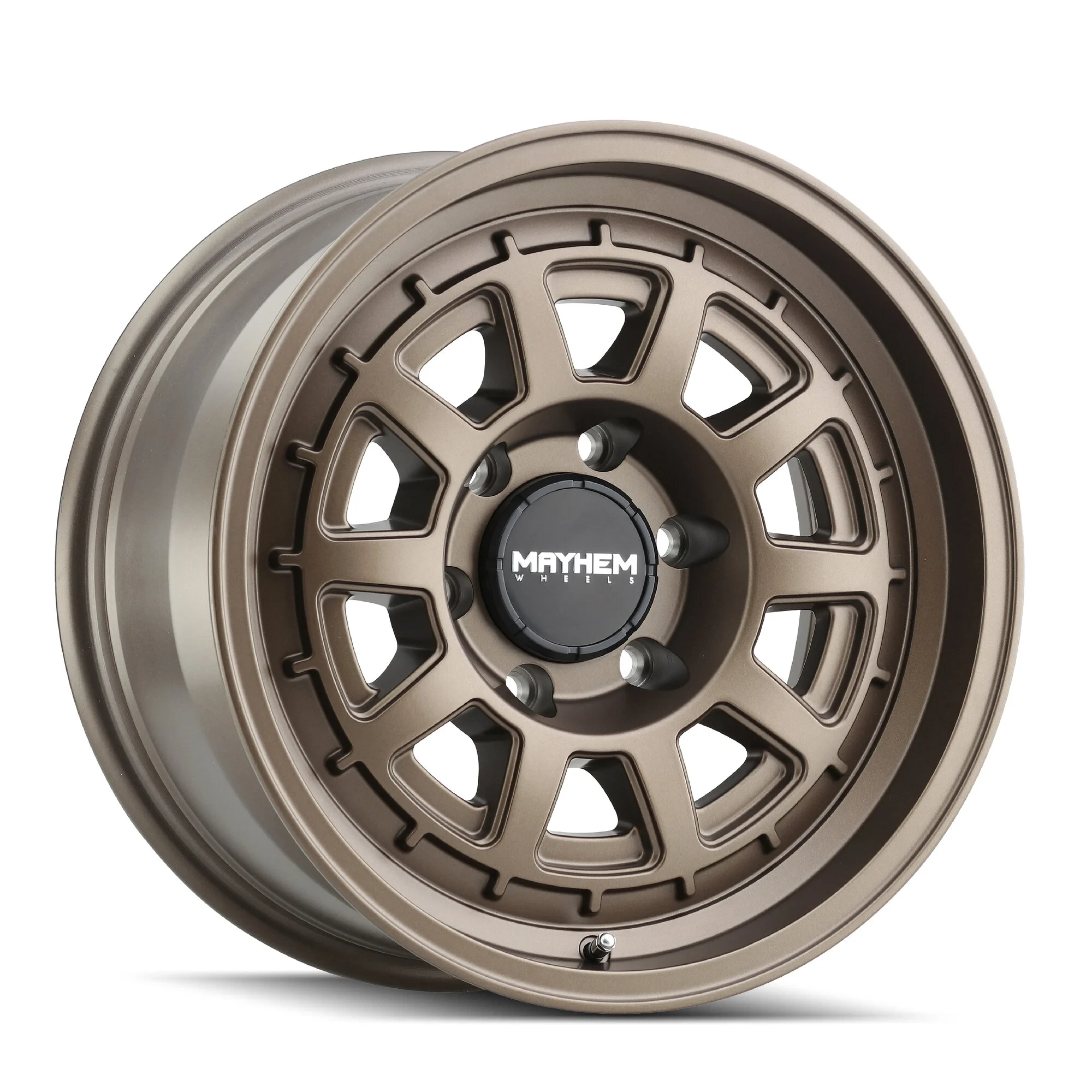 Mayhem 8303-8973MZ Voyager Series 8303 Wheel in 18x9 with 5.0in Backspace Dark Bronze for 07-22 Jeep Wrangler JK, JL & Gladiator JT