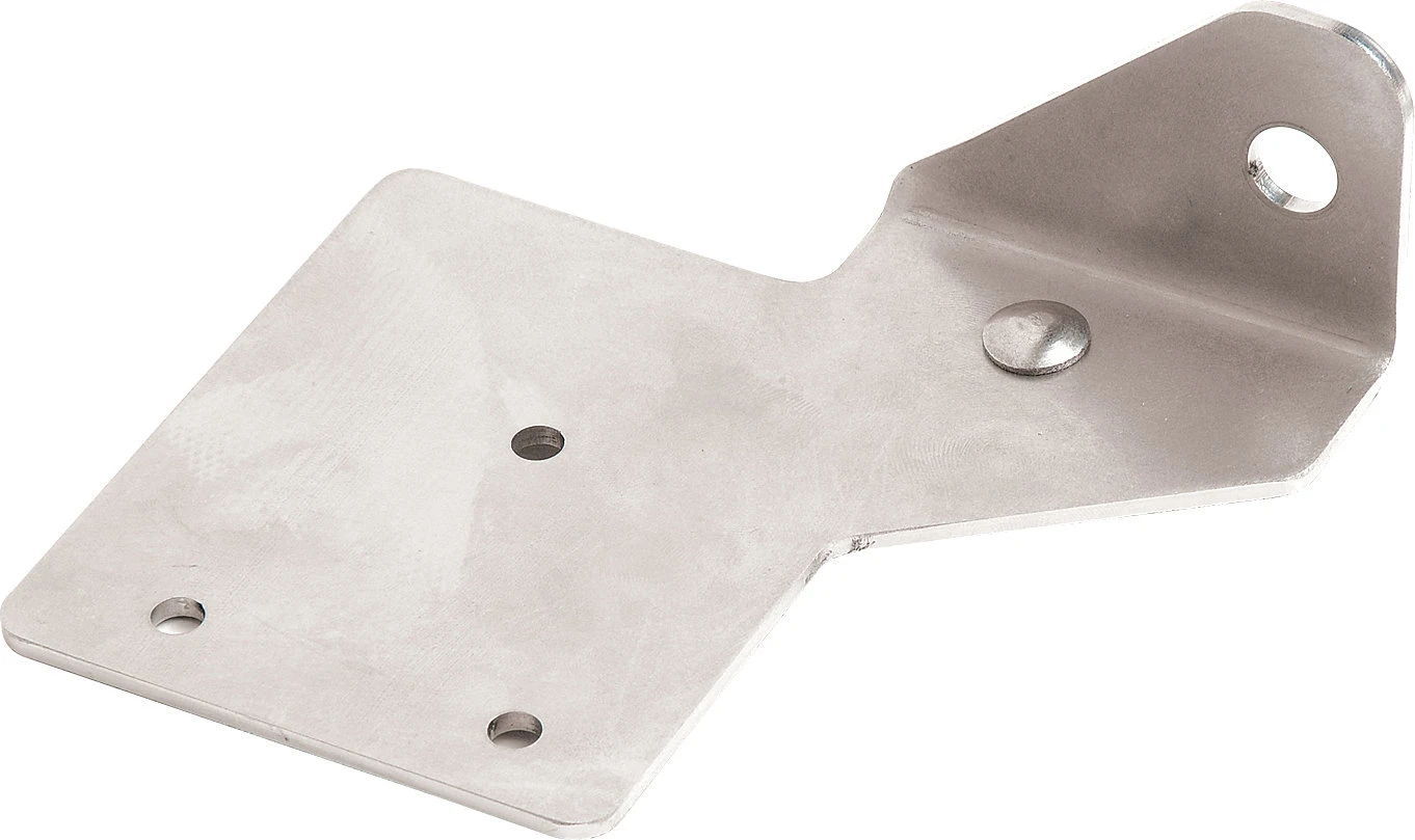 Quadratec Stainless Steel CB Antenna Mount for 76-02 Jeep CJ & Wrangler - Rear Passenger Mount