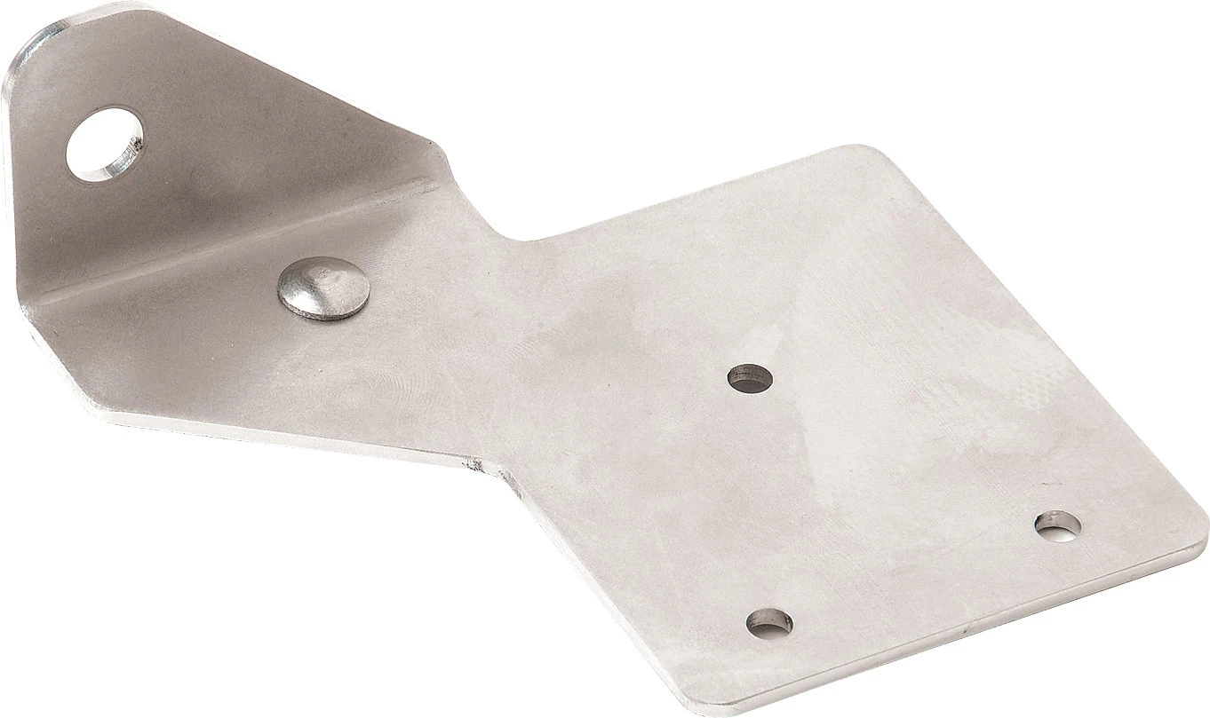 Quadratec Stainless Steel CB Antenna Mount for 76-06 Jeep CJ & Wrangler - Rear Driver Mount