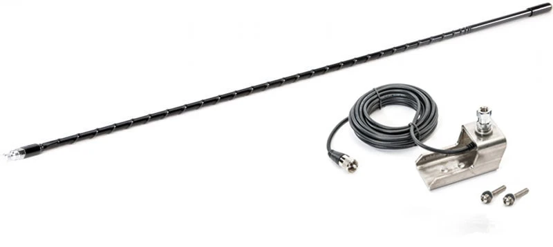 Quadratec CB Antenna Mount Kit for 97-06 Jeep Wrangler TJ & Unlimited