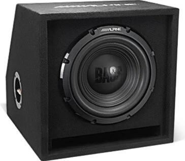 Alpine W-SB12V Wedge-E Preloaded Subwoofer Enclosure - 12" Single Enclosure