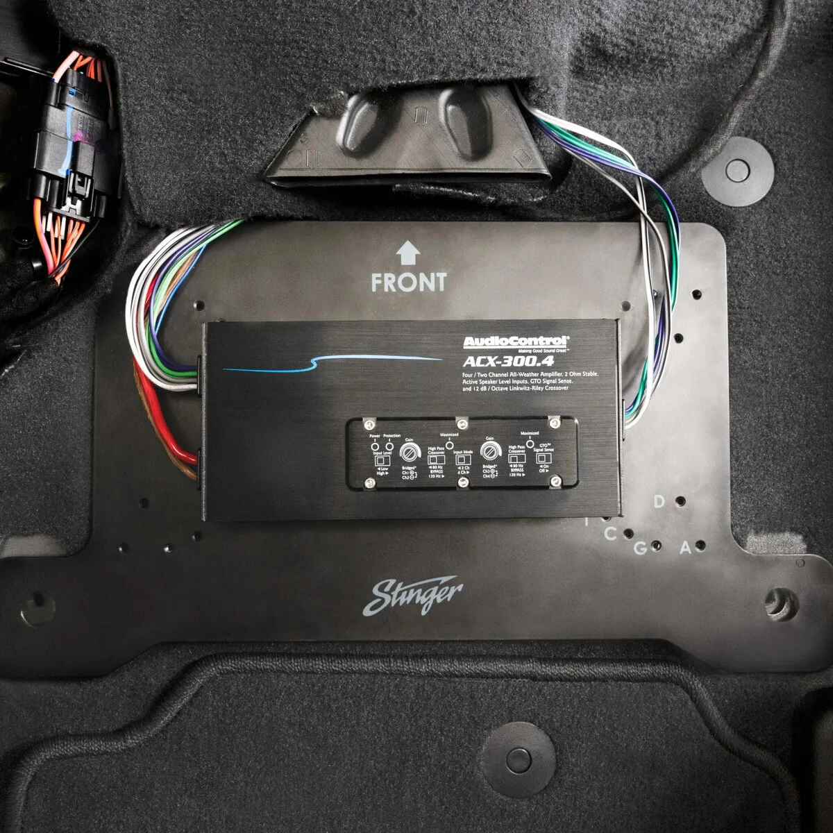 Stinger Off-Road JLUAMPBRKTD Under Seat Amplifier Mounting Bracket - Driver Side for 18-23 Jeep Wrangler JL & GLadiator JT
