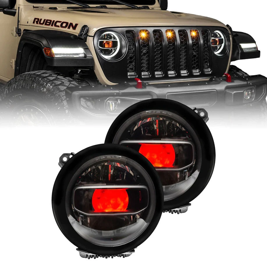 Oracle Lighting 4511-334 ColorSHIFT Demon Eye Kit for 18-26 Jeep Wrangler JL