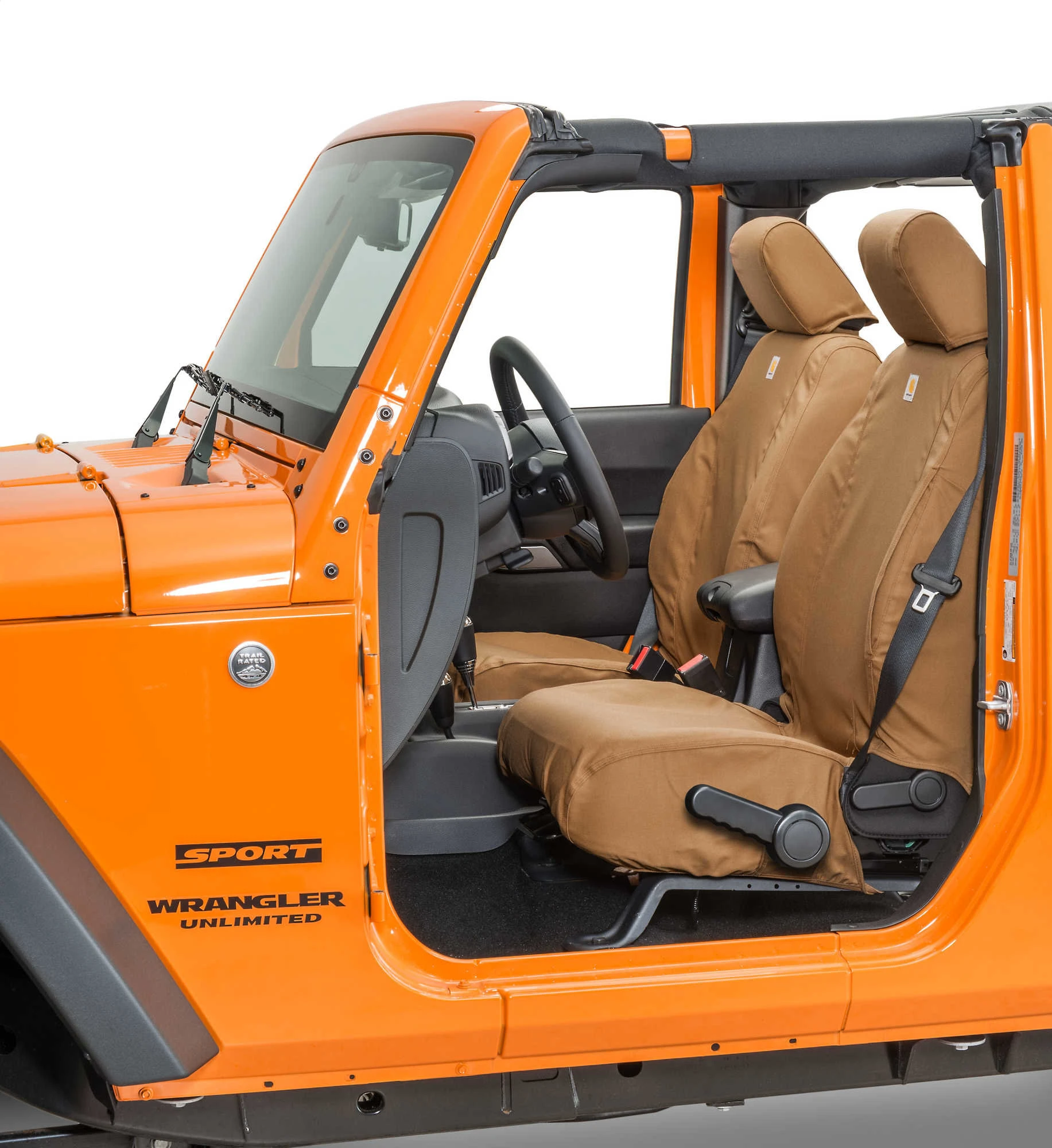 Covercraft Carhartt Front SeatSaver Seat Protector for 18-26 Jeep Wrangler JL Unlimited & Gladiator JT