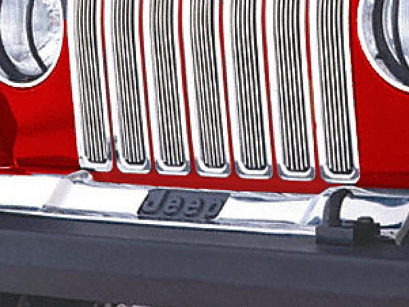 Crown Automotive Front Frame Cover Overlay in Stainless Steel for 97-06 Jeep Wrangler TJ & Unlimited
