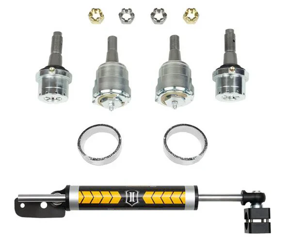 ICON Vehicle Dynamics Ultimate Front End Kit for 18-26 Jeep Wrangler JL & Gladiator JT