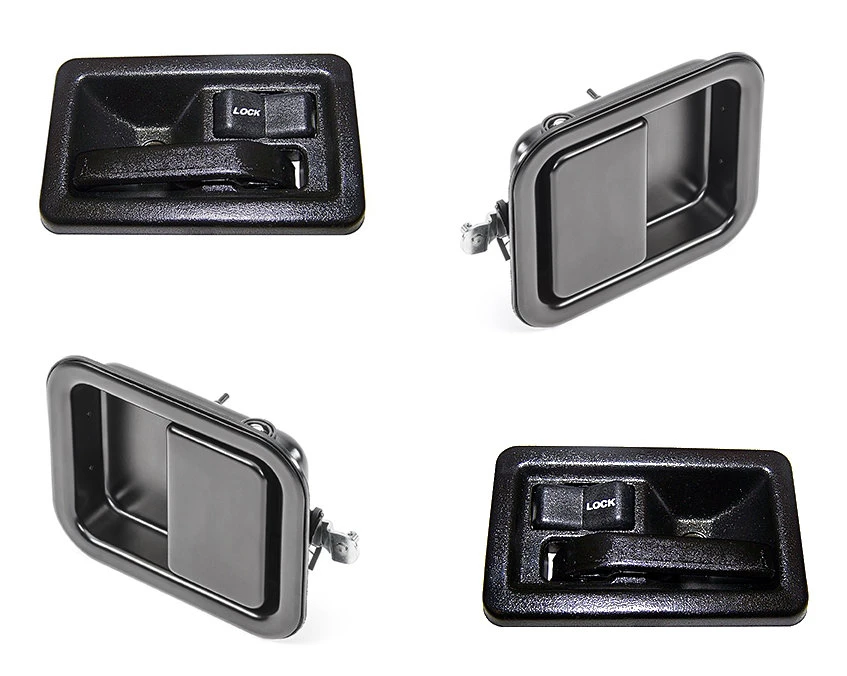 Quadratec Complete Door Handle Kit for 82-95 Jeep CJ & Wrangler YJ, 97-06 Wrangler TJ