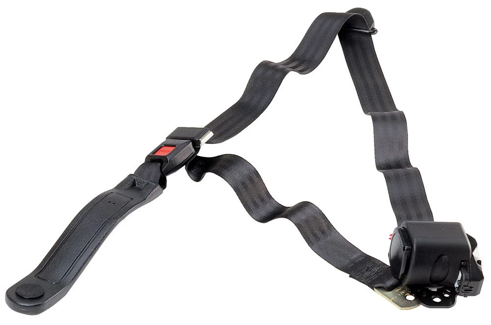Seatbelt Solutions 3 Point Retractable Lap & Shoulder Harness with Push-Button Buckle
